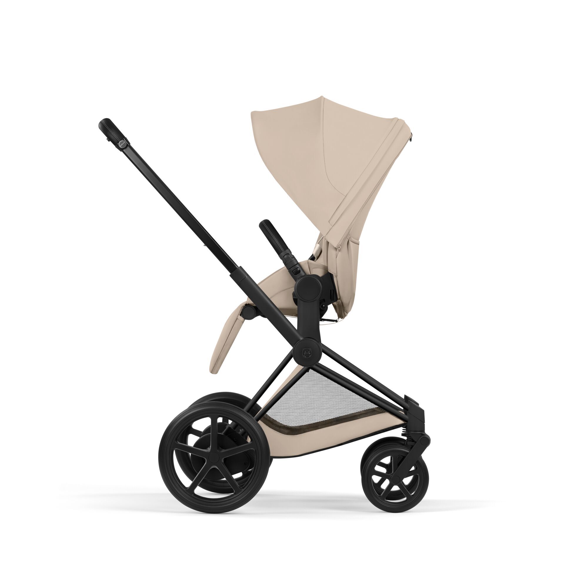 CYBEX e-Priam - Cozy Beige (Matt Black Frame) in Cozy Beige (Matt Black Frame) large-cybex-gb image number 7