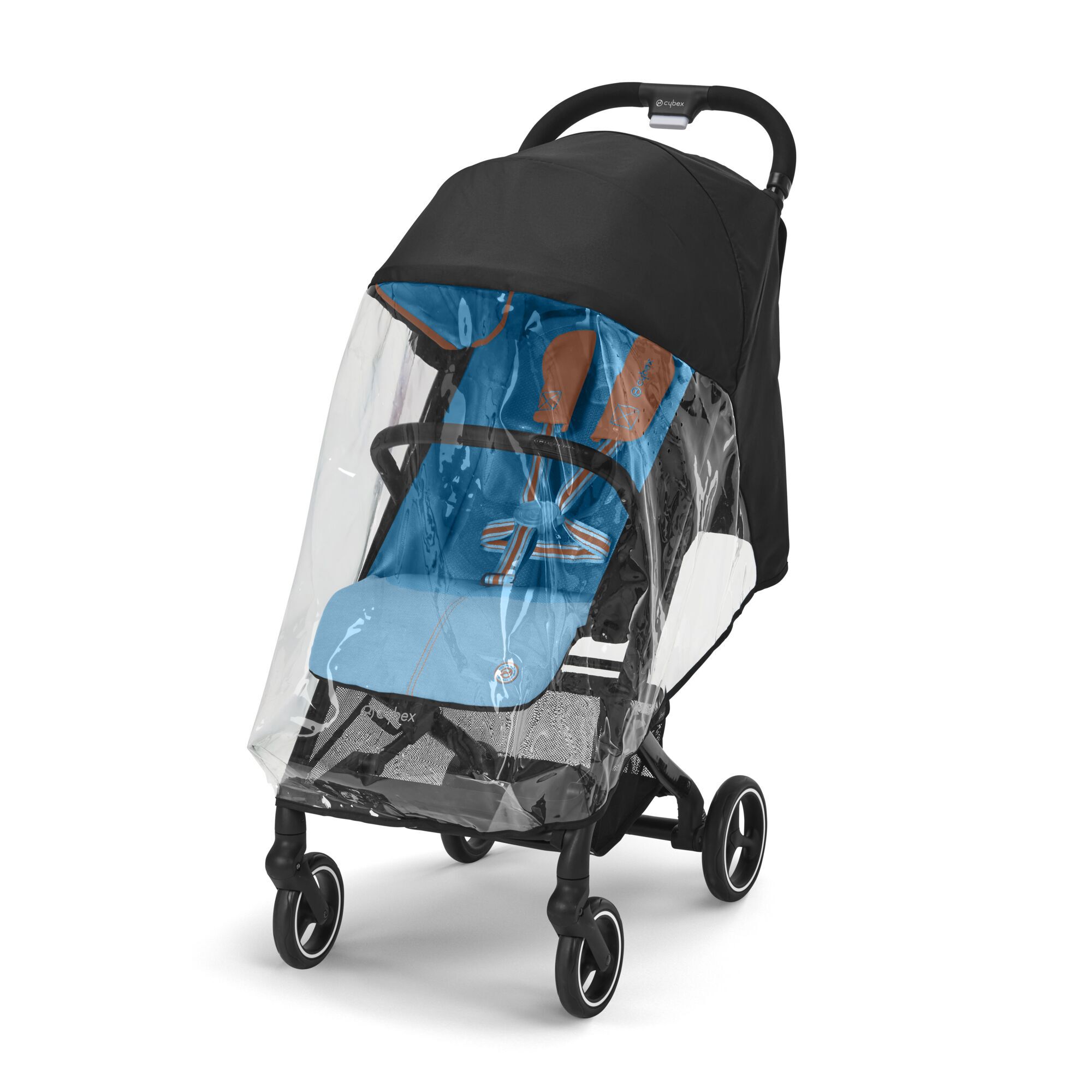 CYBEX Beezy Rain Cover - Transparent in Transparent large-cybex-us image number 1