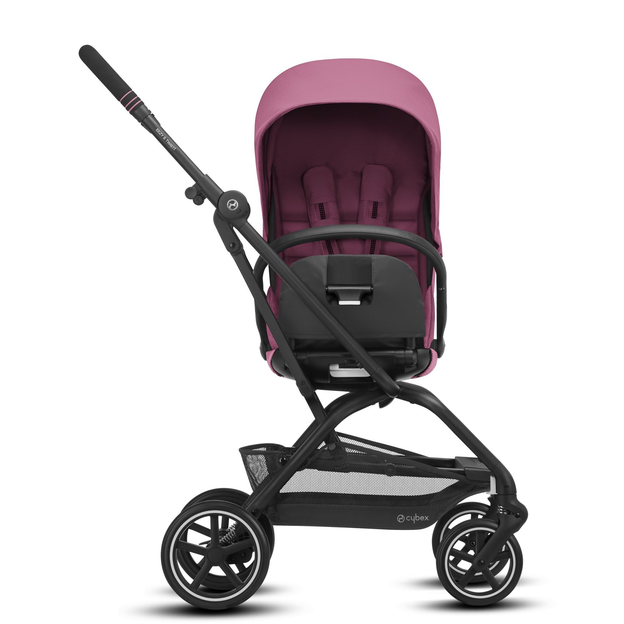 CYBEX Eezy S Twist+2 - Magnolia Pink (Black Frame) in Magnolia Pink (Black Frame) large-cybex-gb image number 3