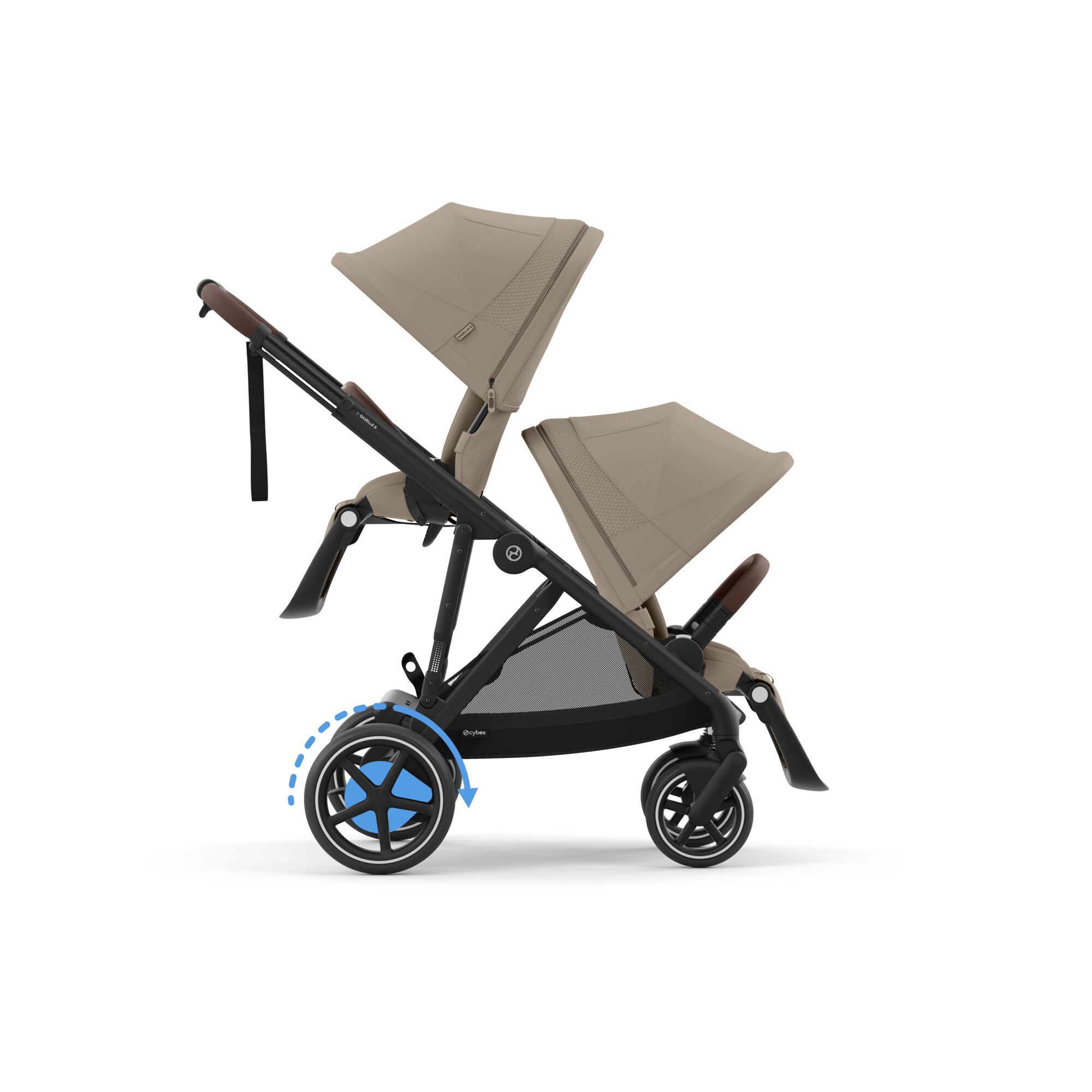 CYBEX e-Gazelle S - Almond Beige (Black Frame) in Almond Beige (Black Frame) large-cybex-us image number 5