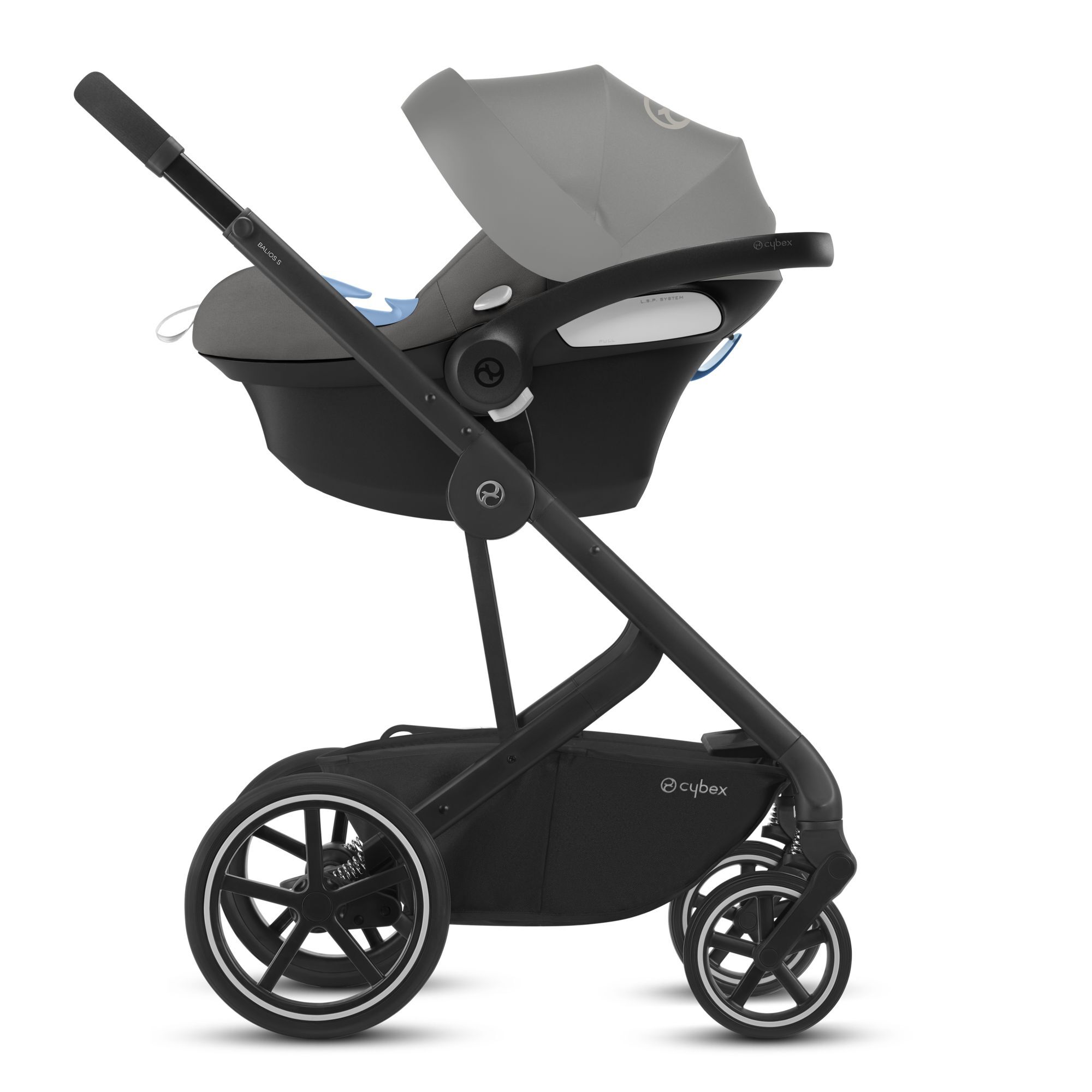 CYBEX Balios S Lux - Soho Grey (Black Frame) in Soho Grey (Black Frame) large-cybex-gb image number 3