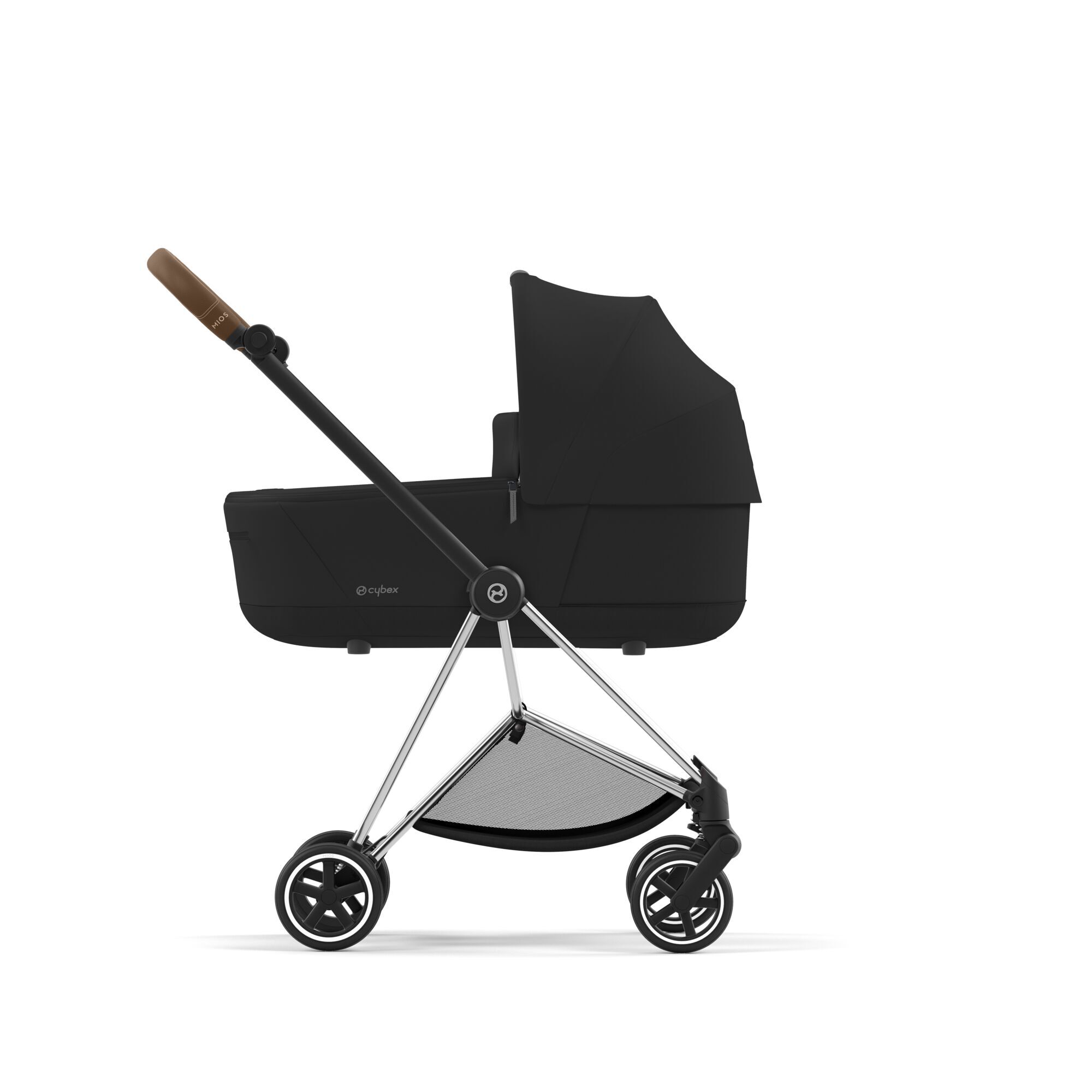 CYBEX Mios Frame - Chrome With Brown Details in Chrome With Brown Details large-cybex-imea image number 4