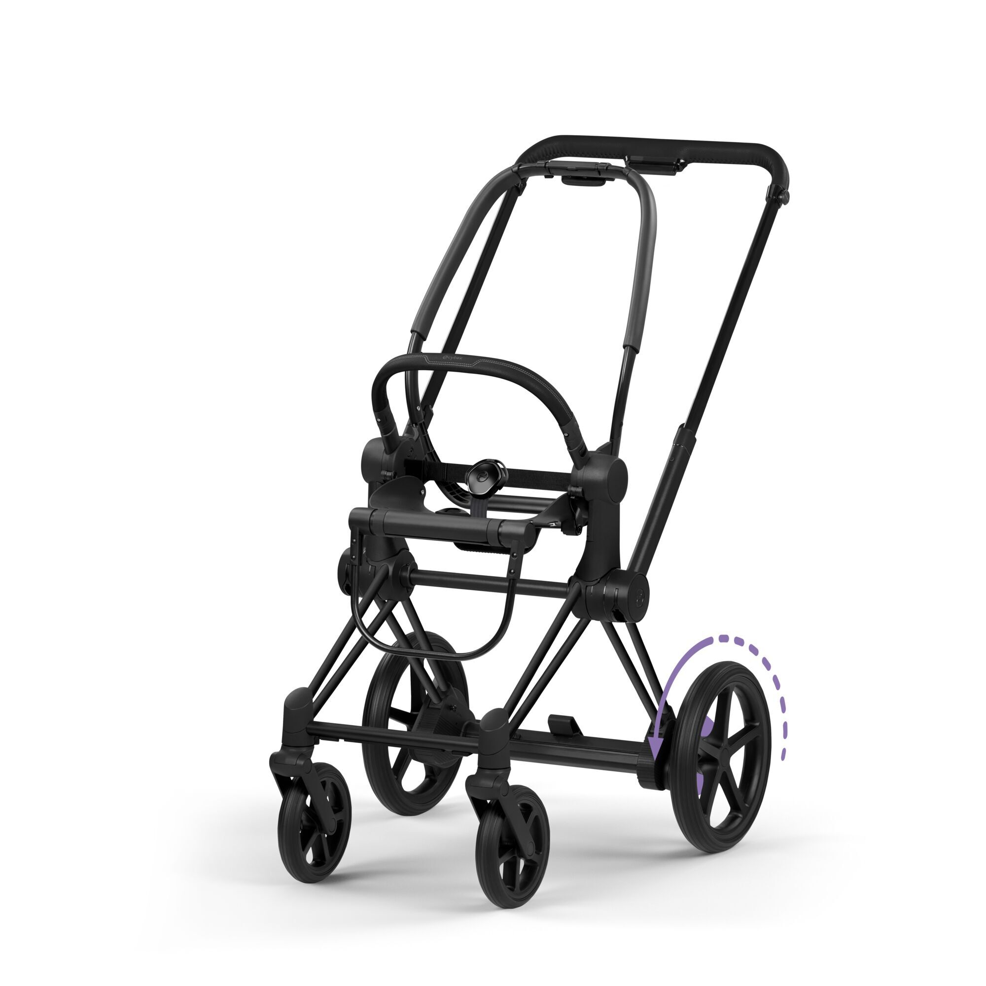 CYBEX e-Priam Frame Style - Matt Black in Matt Black large-cybex-us image number 1