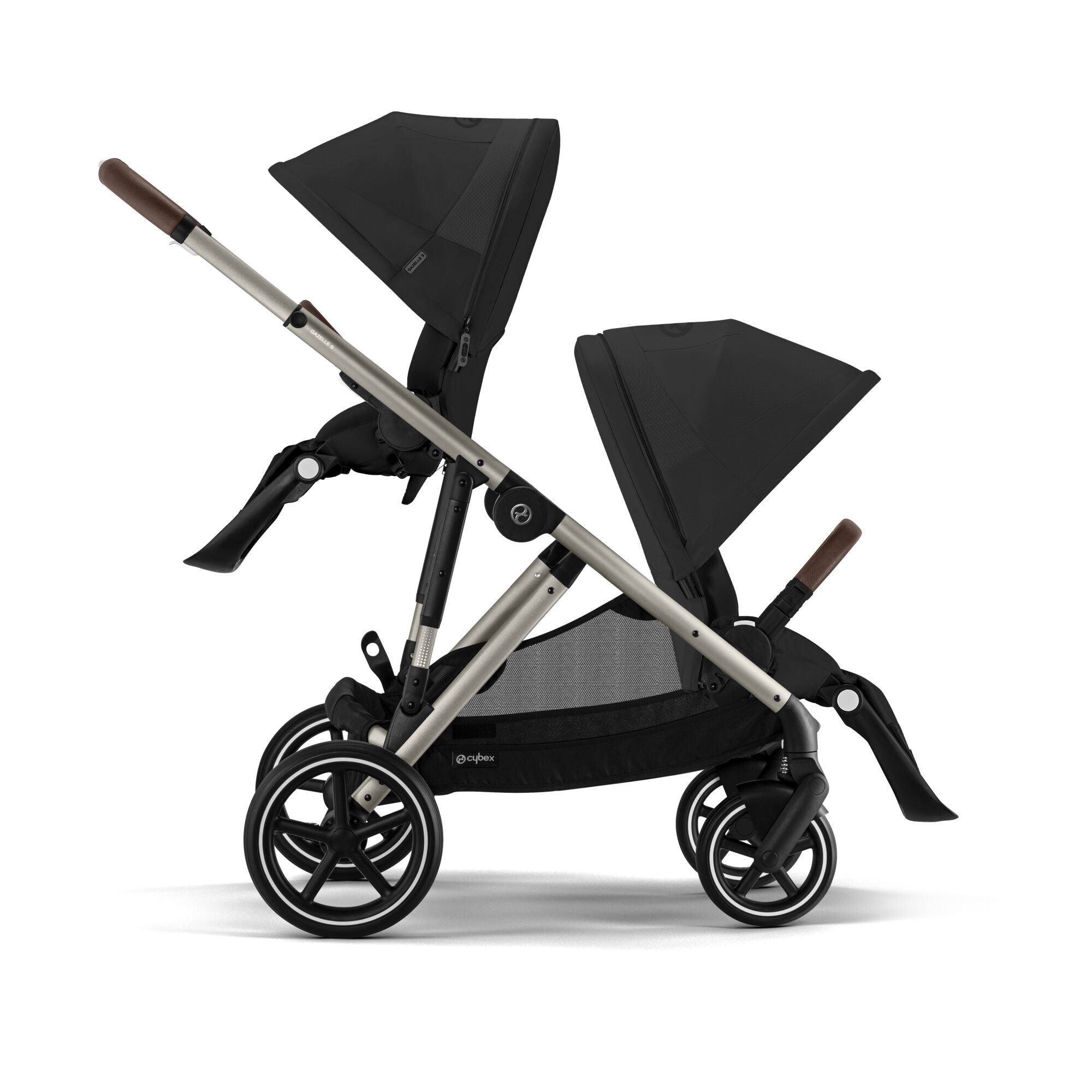CYBEX Gazelle S - Moon Black (Taupe Frame) in Moon Black (Taupe Frame) large-cybex-us image number 3
