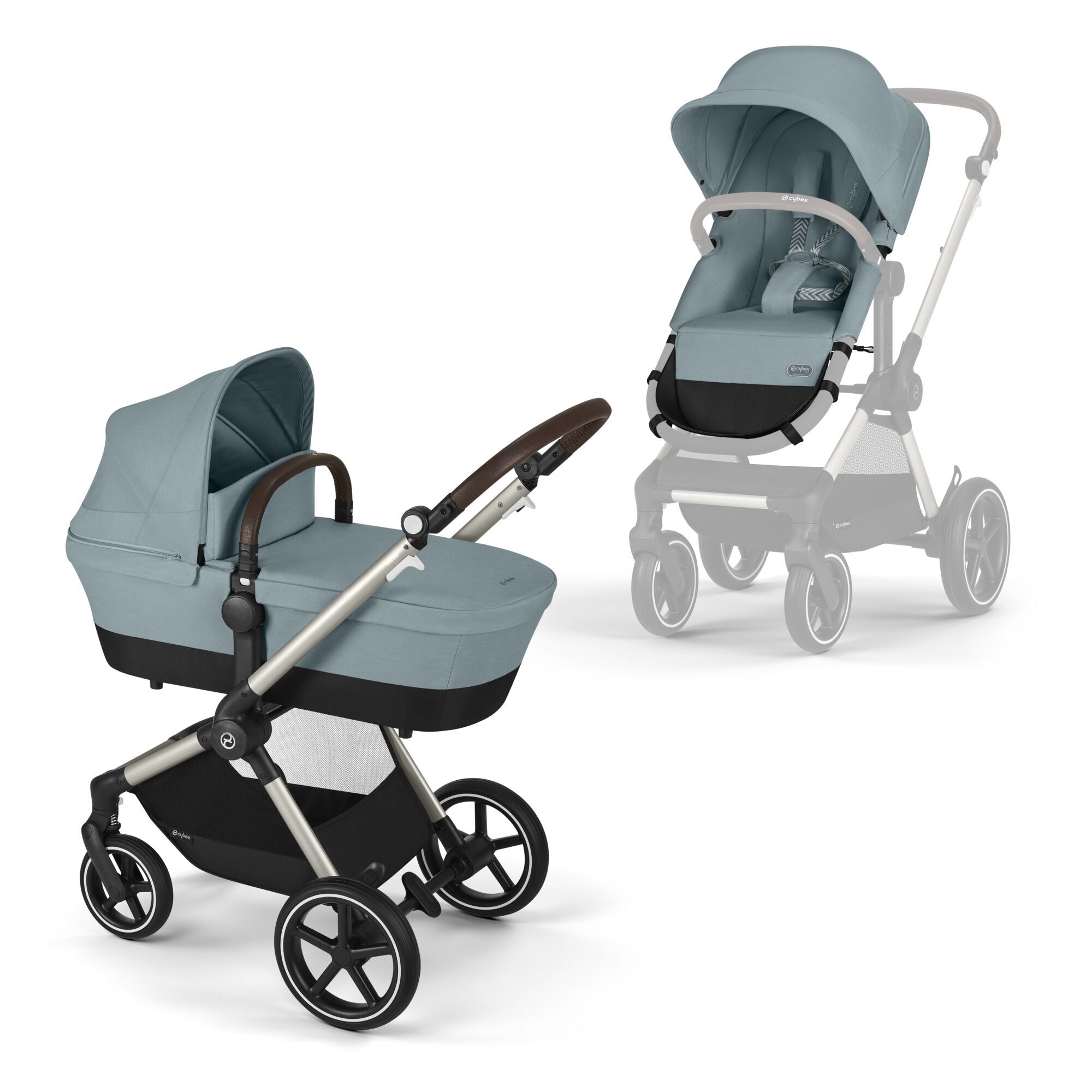 CYBEX Eos Lux - Stormy Blue (Taupe Frame) in Stormy Blue (Taupe Frame) large-cybex-neu Bild 1