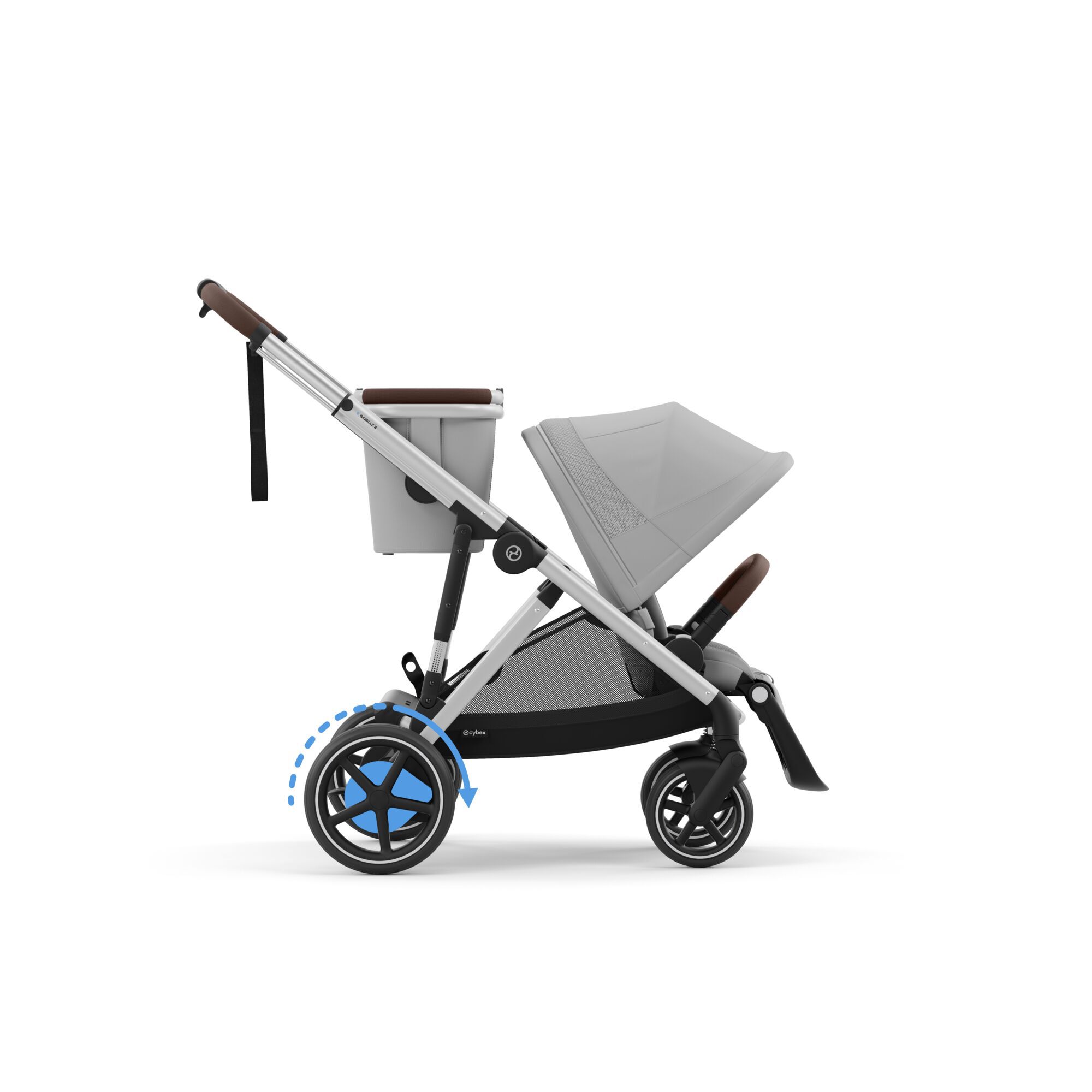 CYBEX e-Gazelle S - Stone Grey (Silver Frame) in Stone Grey (Silver Frame) large-cybex-gb image number 1