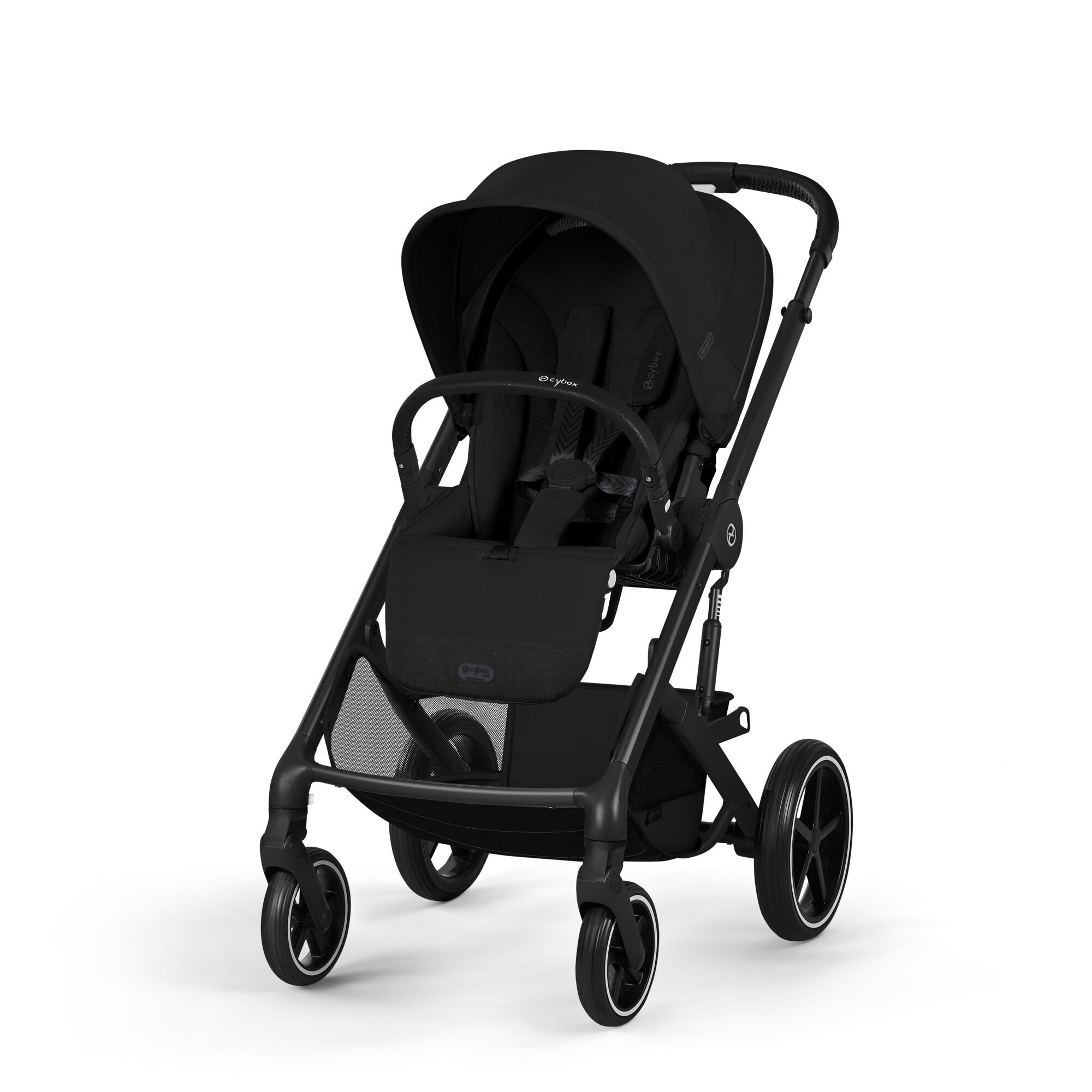 CYBEX Balios S Lux with Fold Cot - Moon Black (Black Frame) in Moon Black (Black Frame) large-cybex-gb image number 5