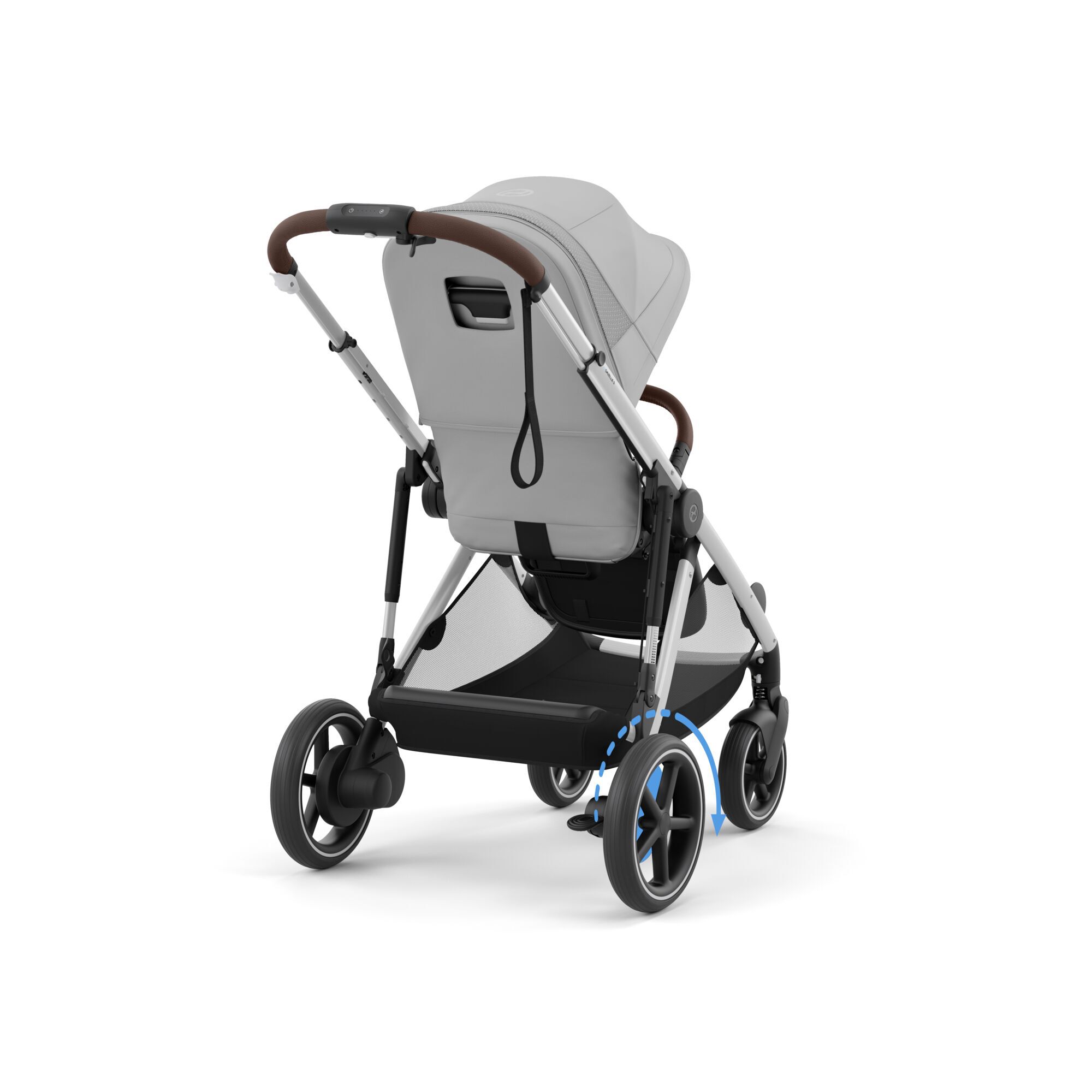 CYBEX e-Gazelle S - Stone Grey (Silver Frame) in Stone Grey (Silver Frame) large-cybex-us image number 8