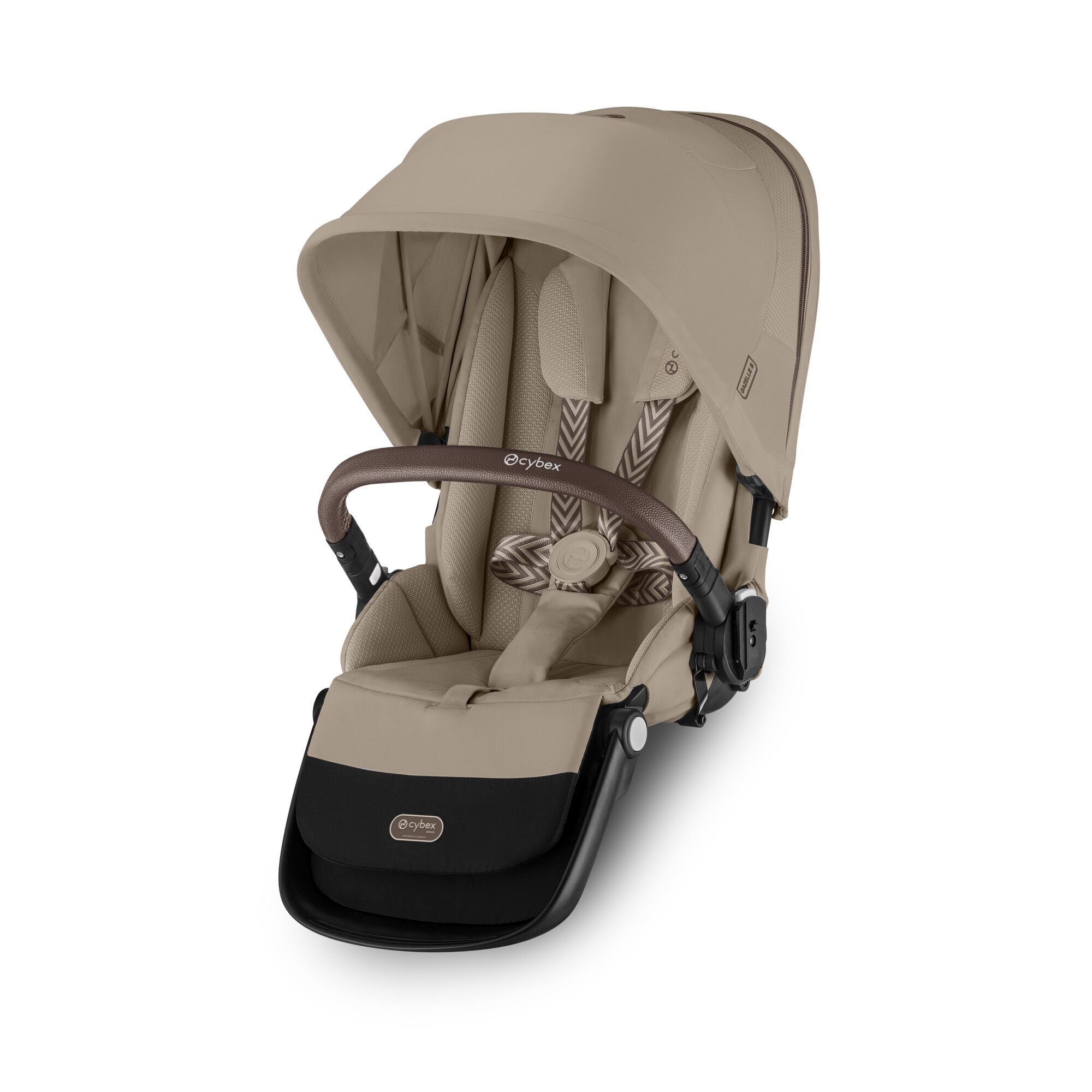 CYBEX Gazelle S  2nd Seat Unit - Almond Beige in Almond Beige (Taupe Frame) large-cybex-us