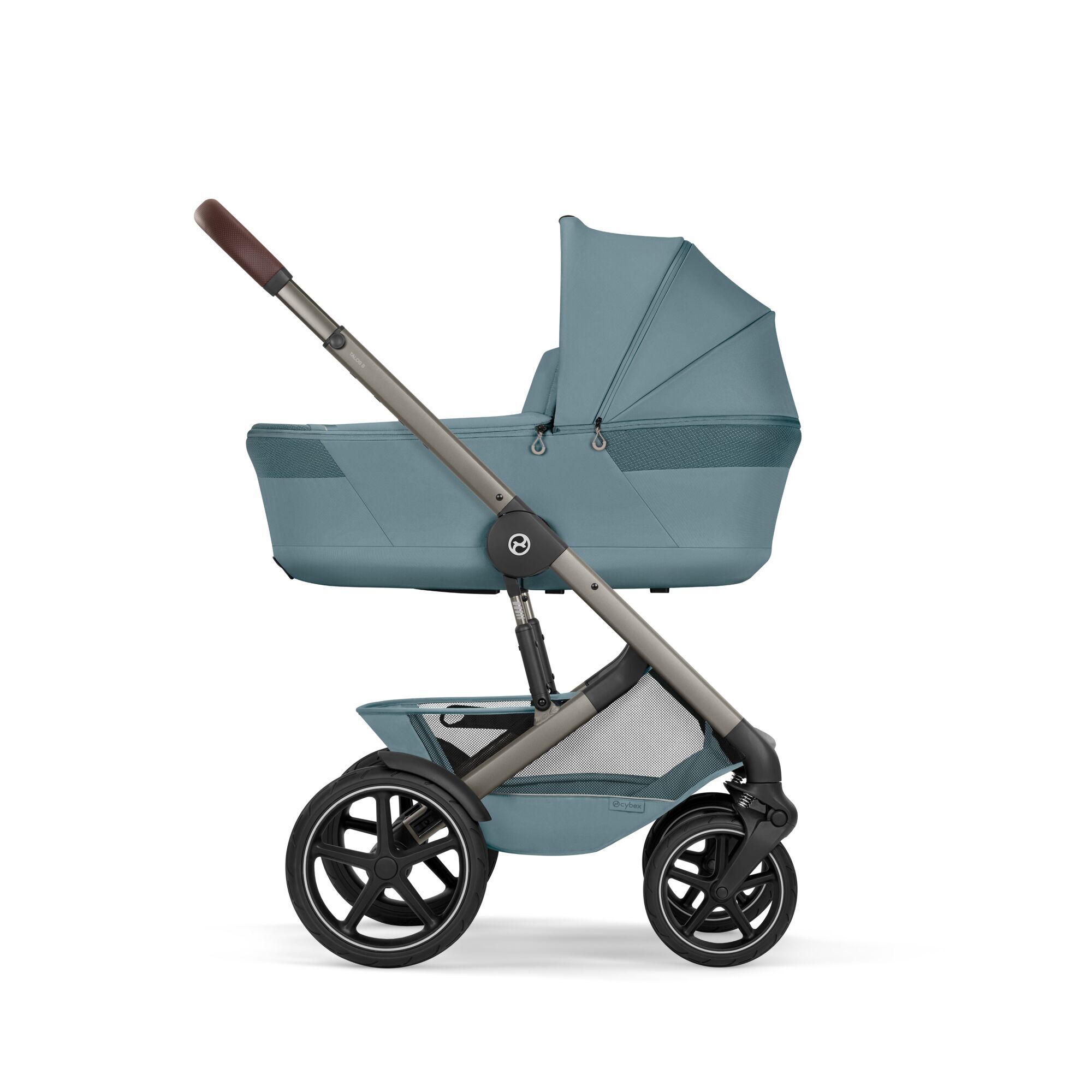 CYBEX Talos S Lux with Fold Cot - Stormy Blue (Taupe Frame) in Stormy Blue (Taupe Frame) large-cybex-neu Bild 4