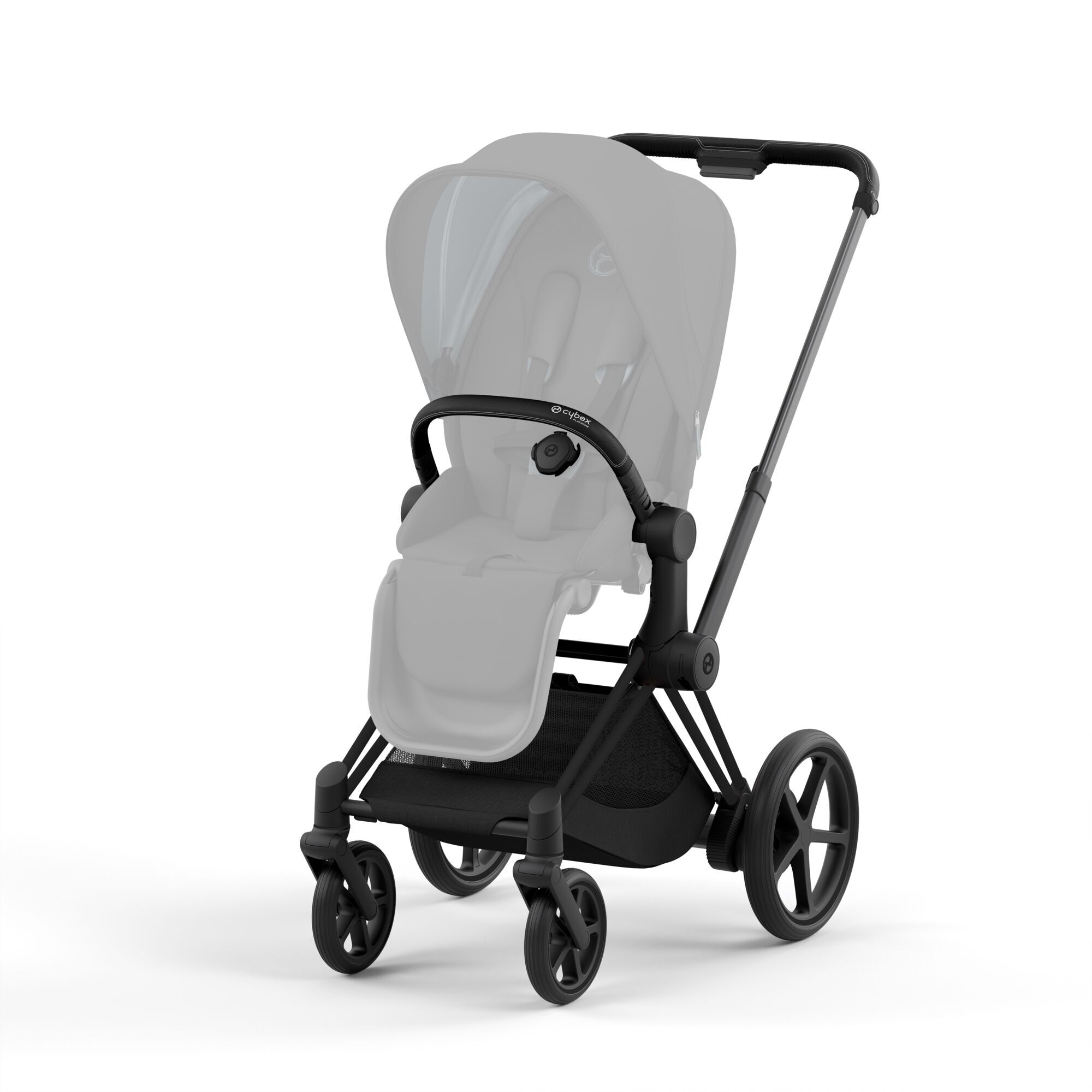 CYBEX e-Priam Frame - Matt Black in Matt Black large-cybex-au image number 2