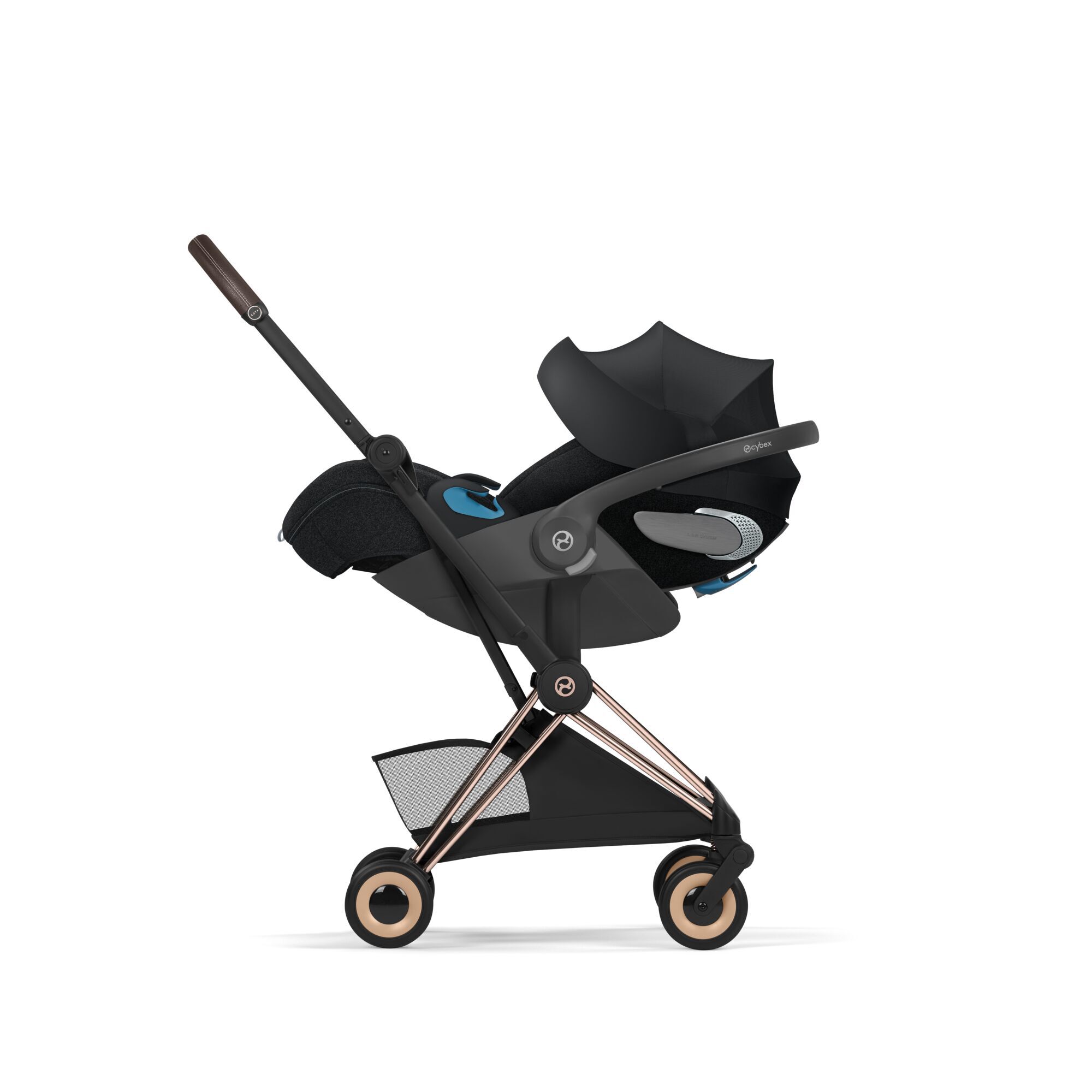 CYBEX Coya - Style Collection - Sepia Black (Rosegold Frame) in Sepia Black (Rosegold Frame) large-cybex-us image number 8