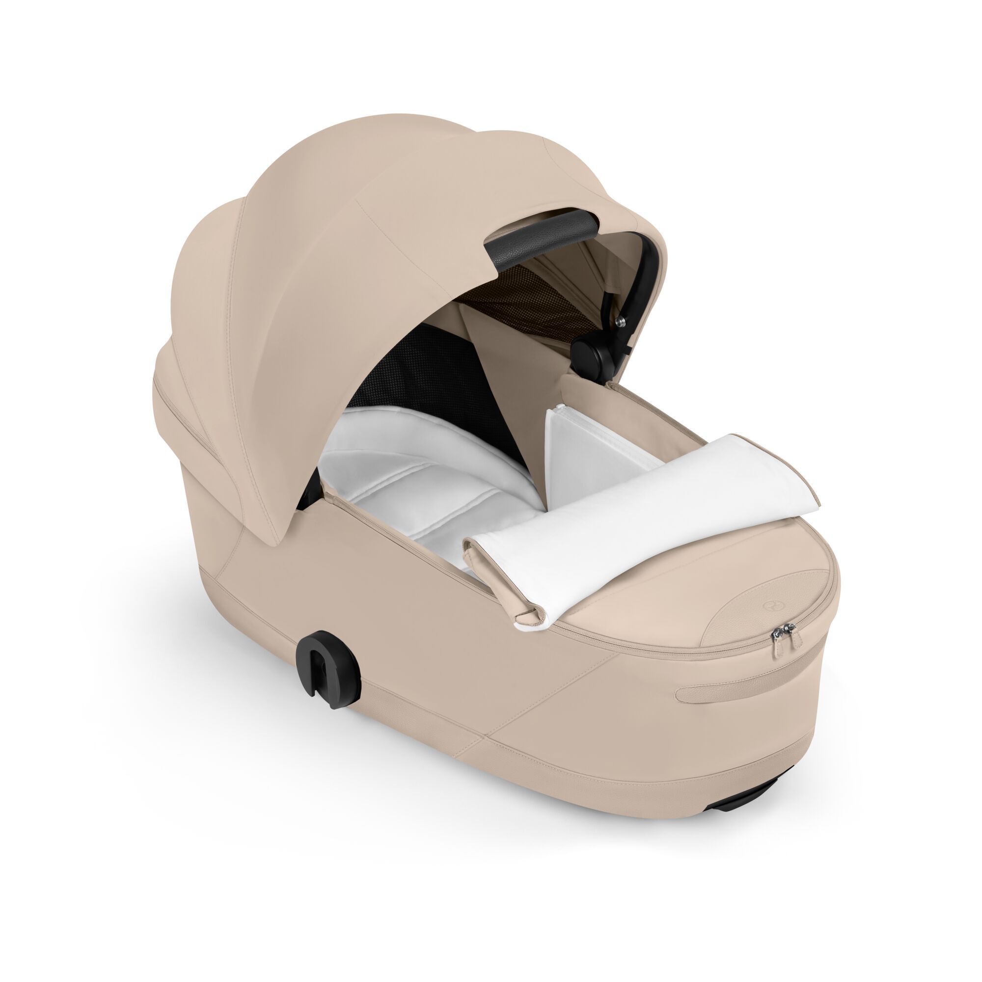 CYBEX Priam Fold Lux Carry Cot Style - Cozy Beige in Cozy Beige large-cybex-us image number 2