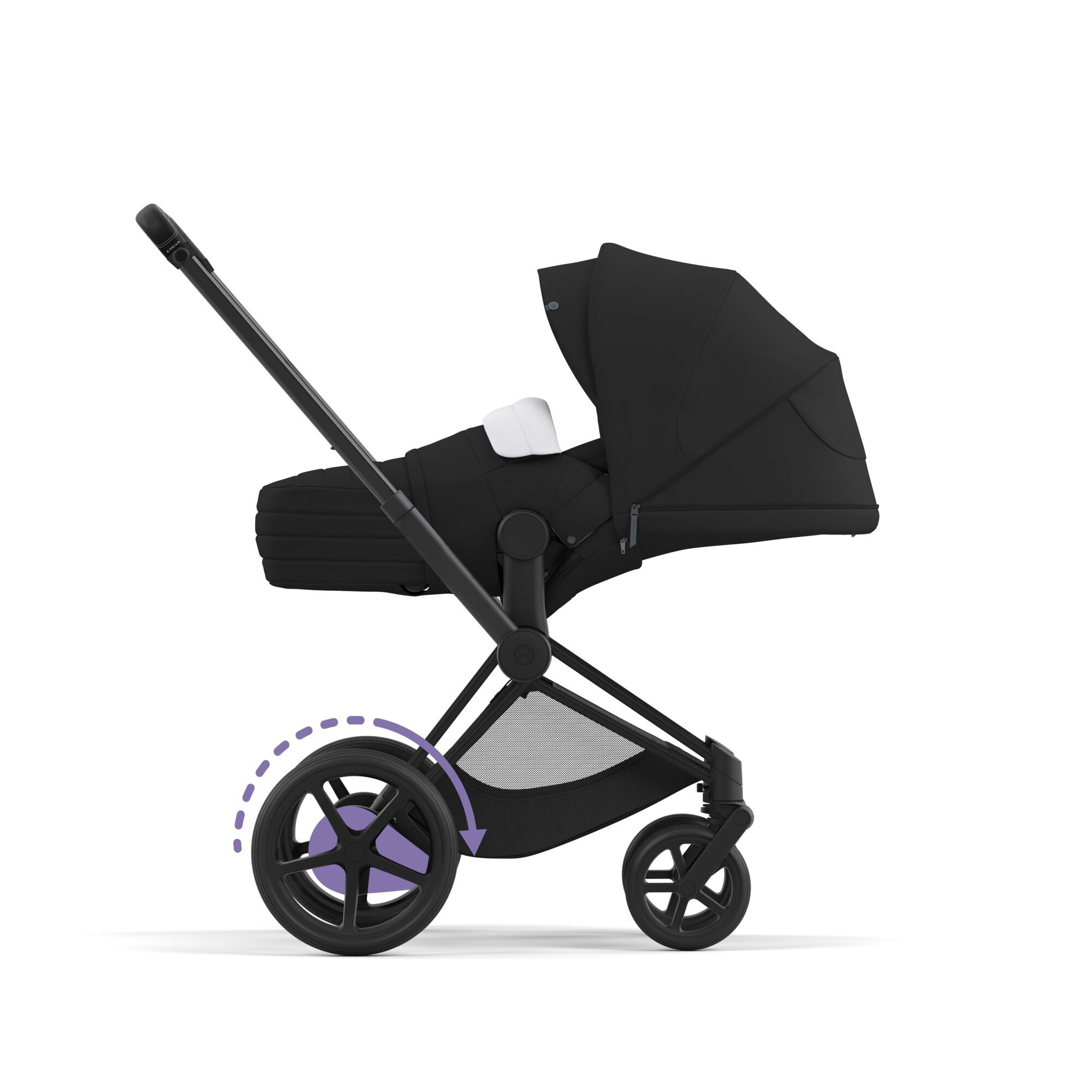 CYBEX e-Priam Frame - Matt Black in Matt Black large-cybex-au image number 6