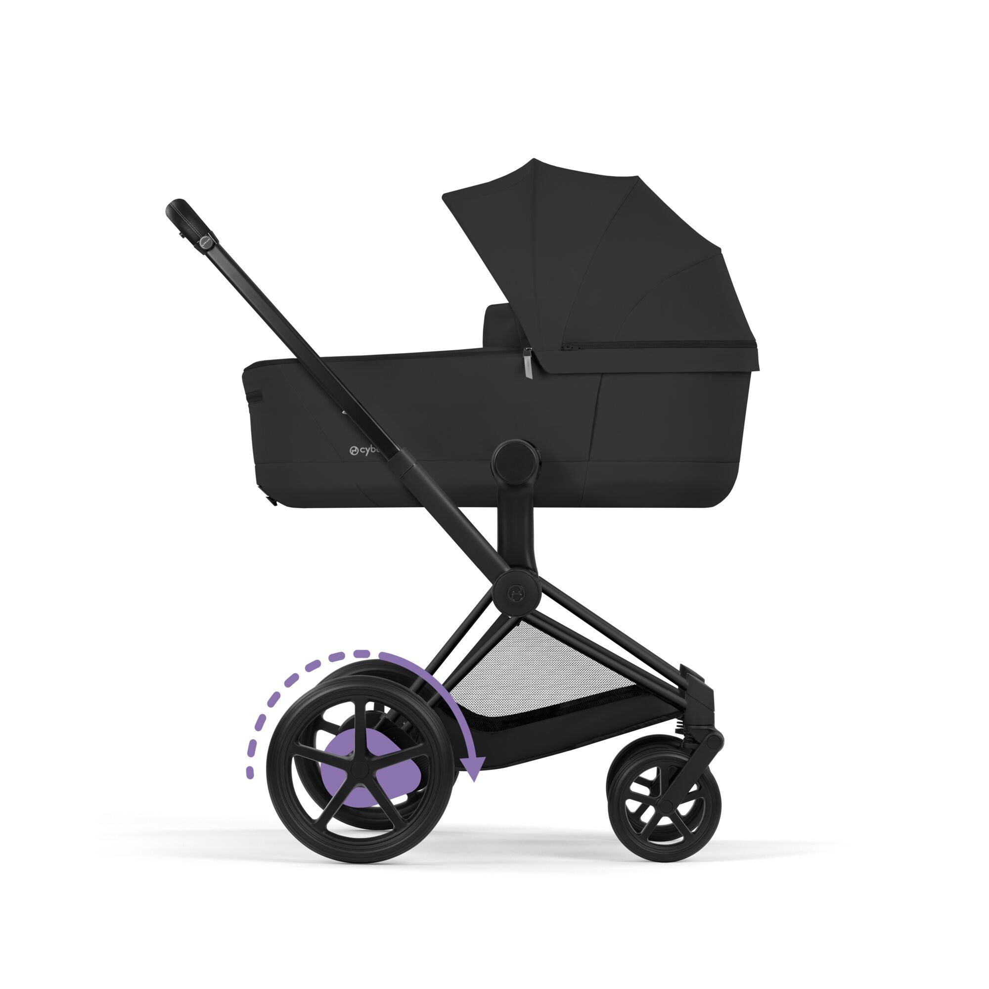 CYBEX e-Priam &ndash; Sepia Black (Telaio Matt Black) in Sepia Black (Matt Black Frame) large-cybex-neu numero immagine 5