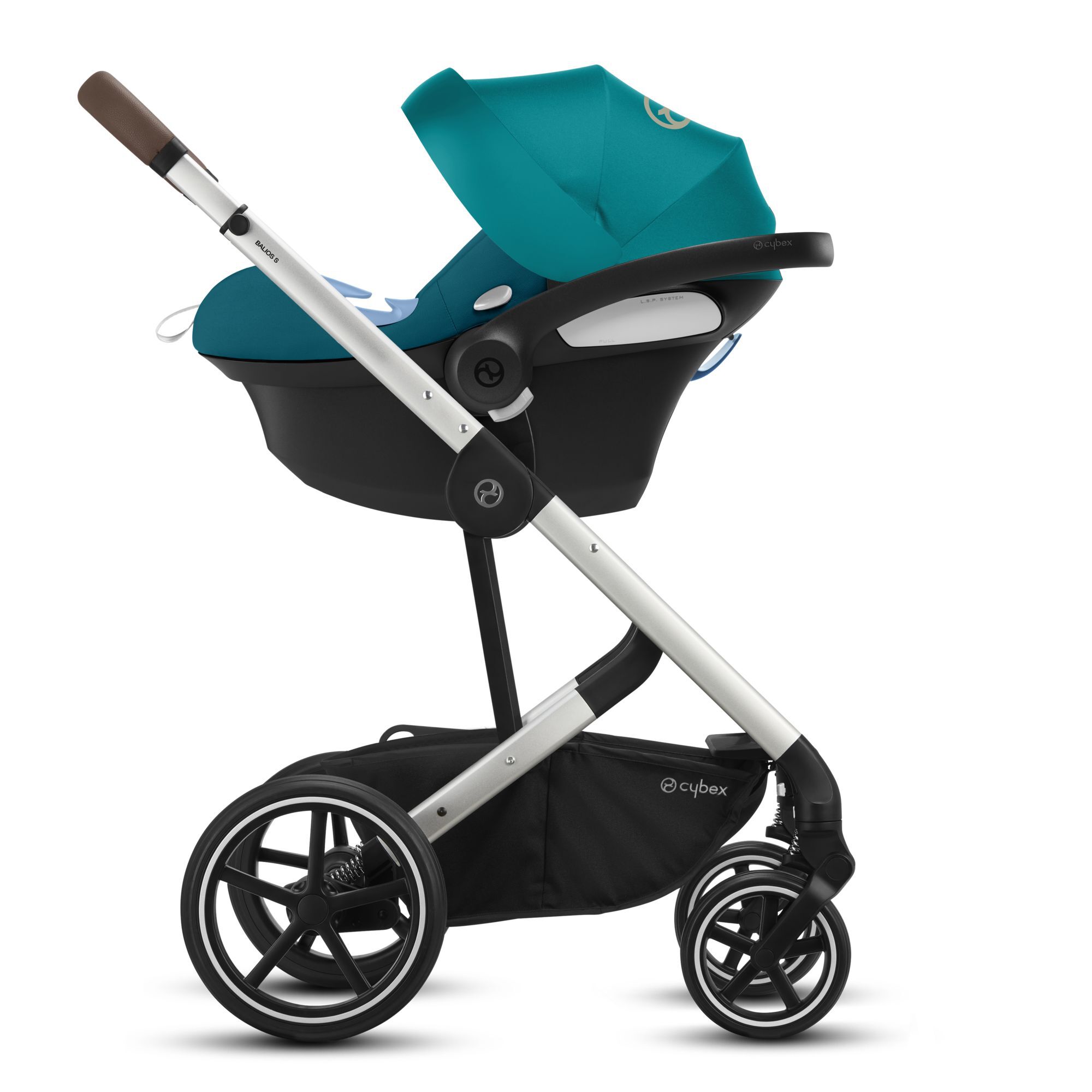 CYBEX Balios S Lux - River Blue (Silver Frame) in River Blue (Silver Frame) large-cybex-gb image number 3