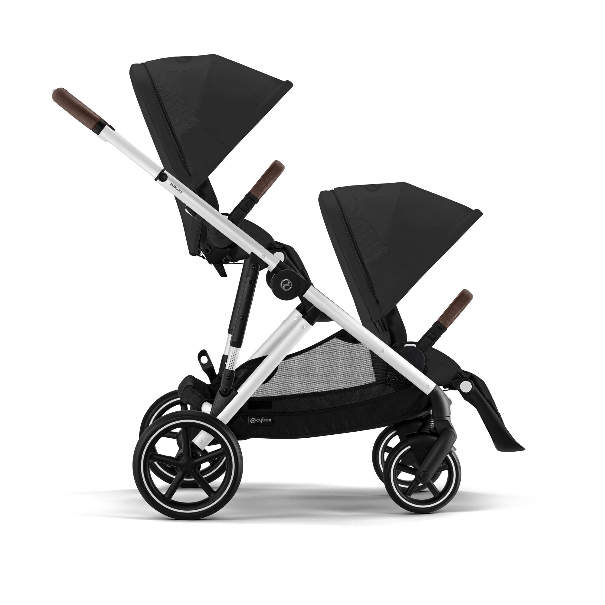 CYBEX Gazelle S Seat Unit - Moon Black (Silver Frame) in Moon Black (Silver Frame) large-cybex-us image number 3