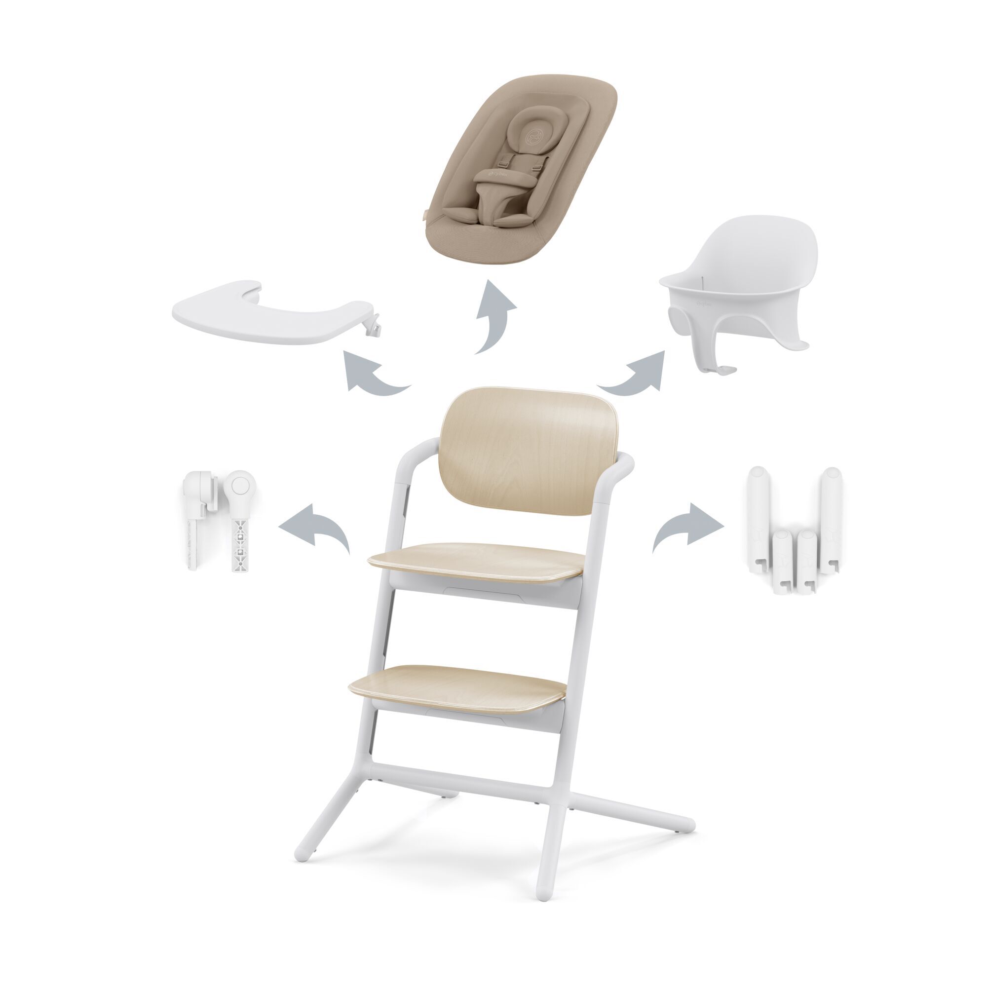 CYBEX Lemo 4-in-1 - Sand White in Sand White large-cybex-gb image number 1