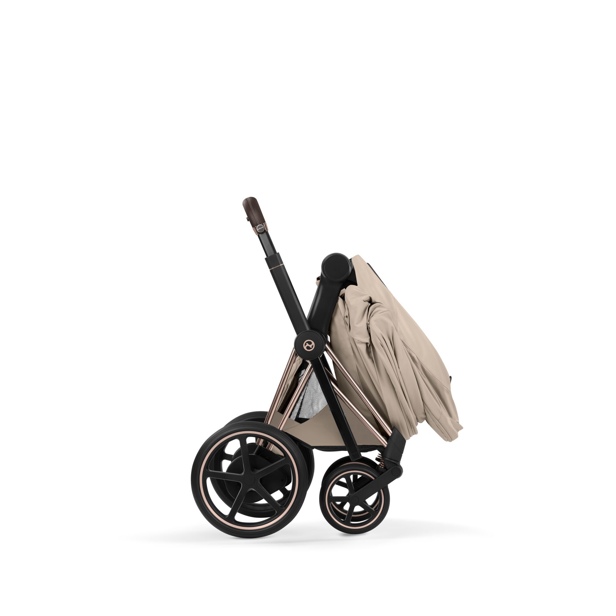 CYBEX Priam Fold Lux Carry Cot - Style Collection - Cozy Beige in Cozy Beige large-cybex-neu image number 6