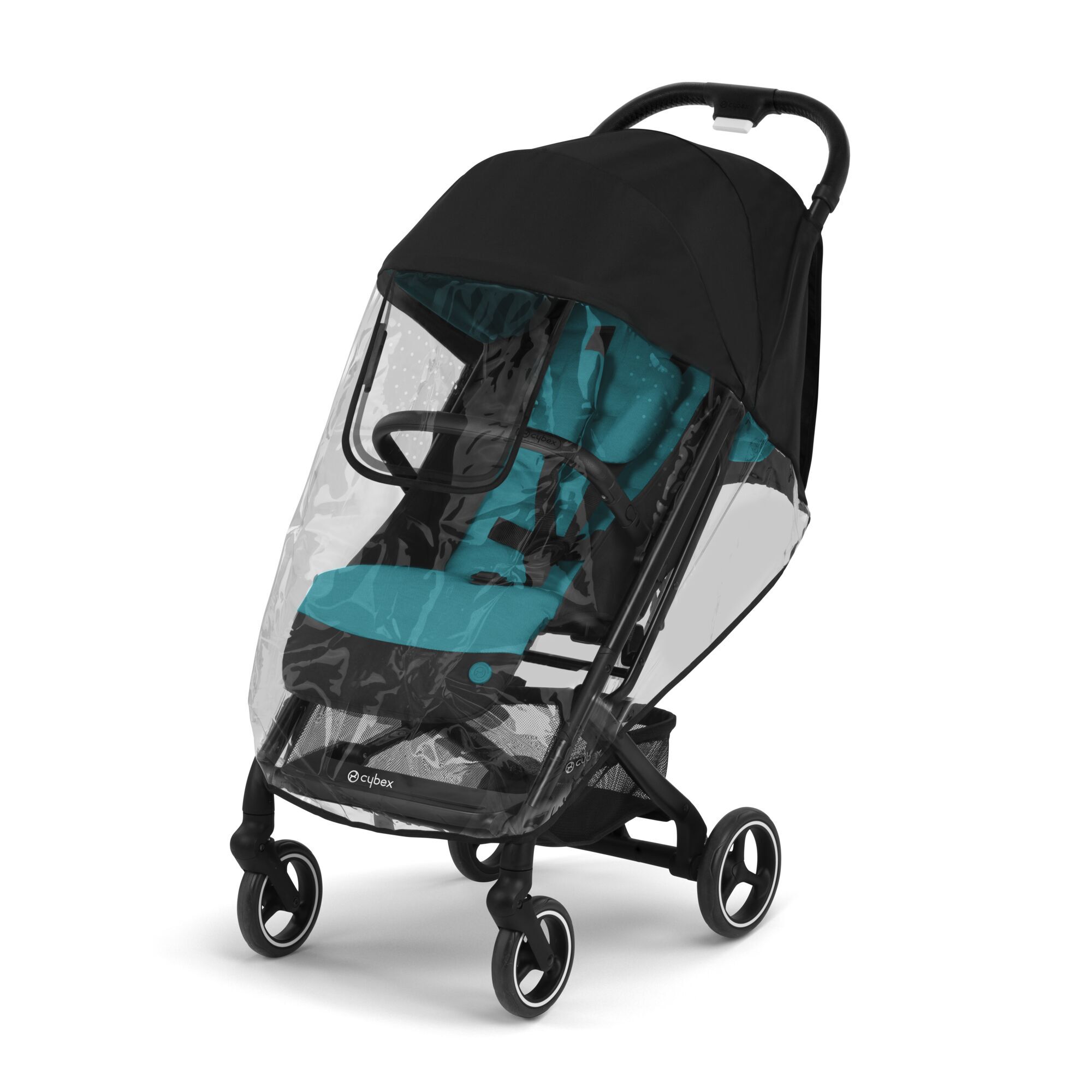 CYBEX Beezy Rain Cover - Transparent in Transparent large-cybex-us image number 2