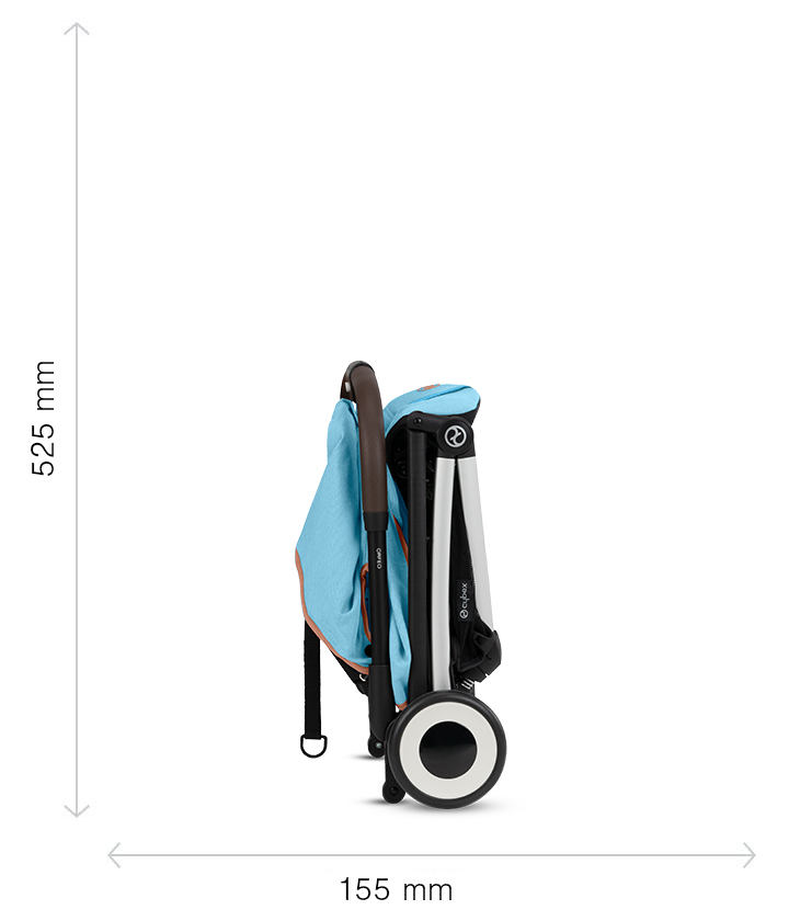 Dimensions – Folded (most compact)