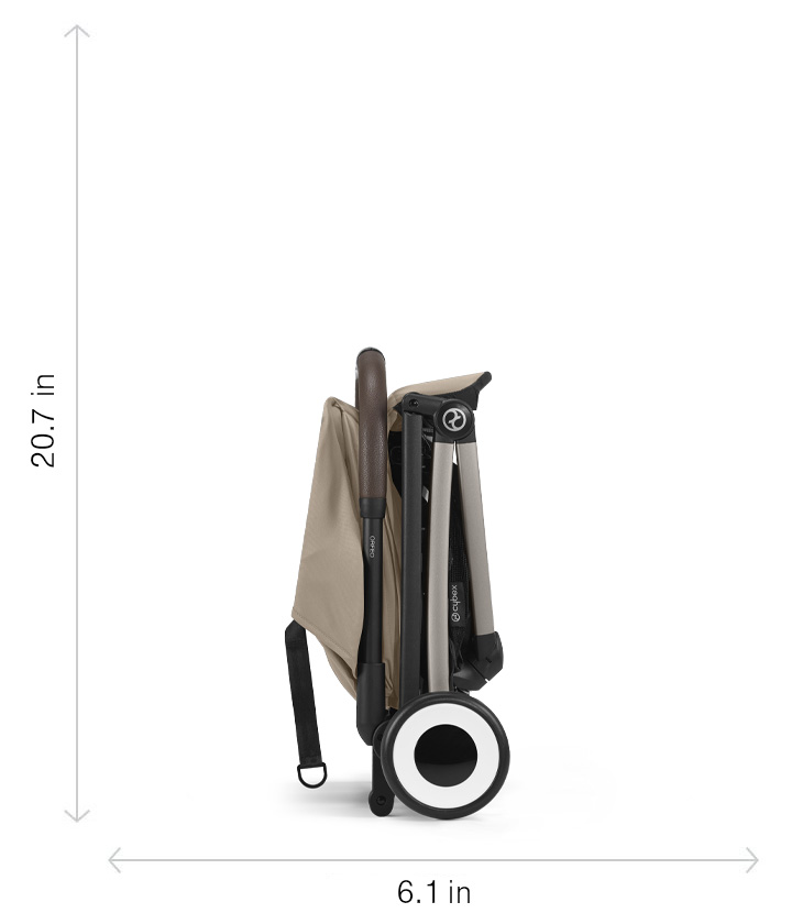 Dimensions – Folded (most compact)