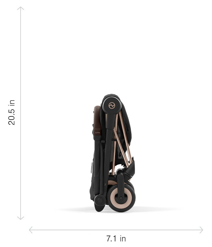 Dimensions – Folded (most compact)