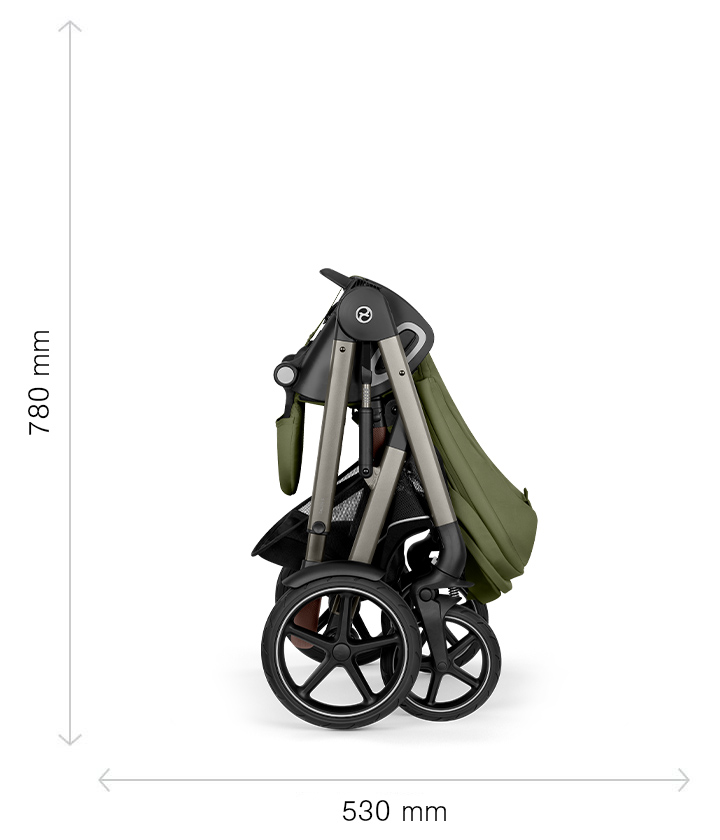 Folded (most compact):