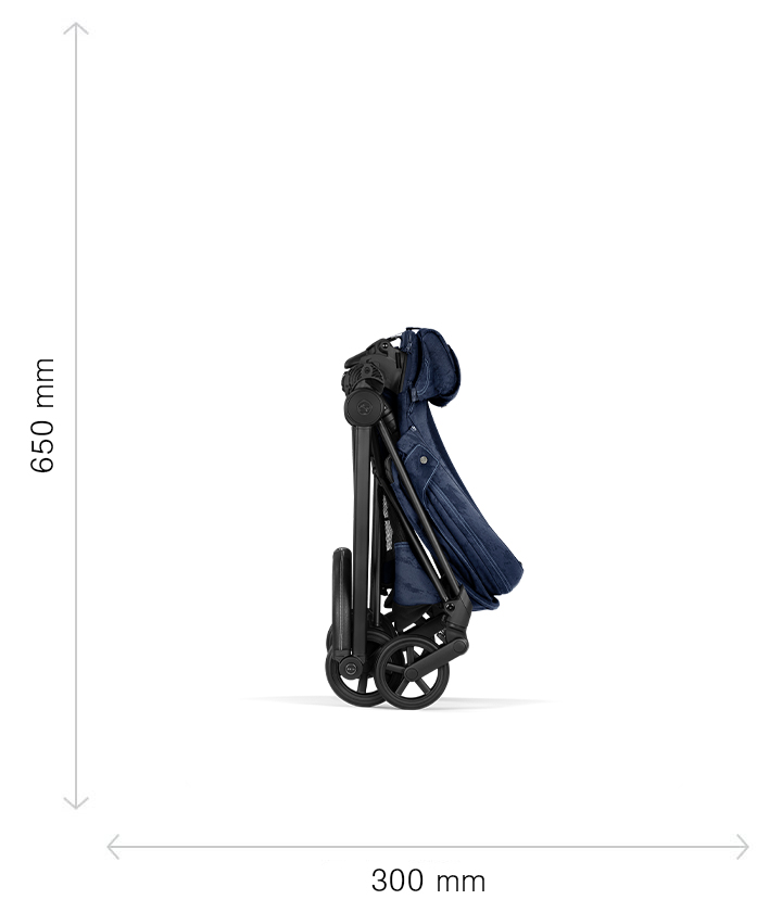 Folded (most compact):