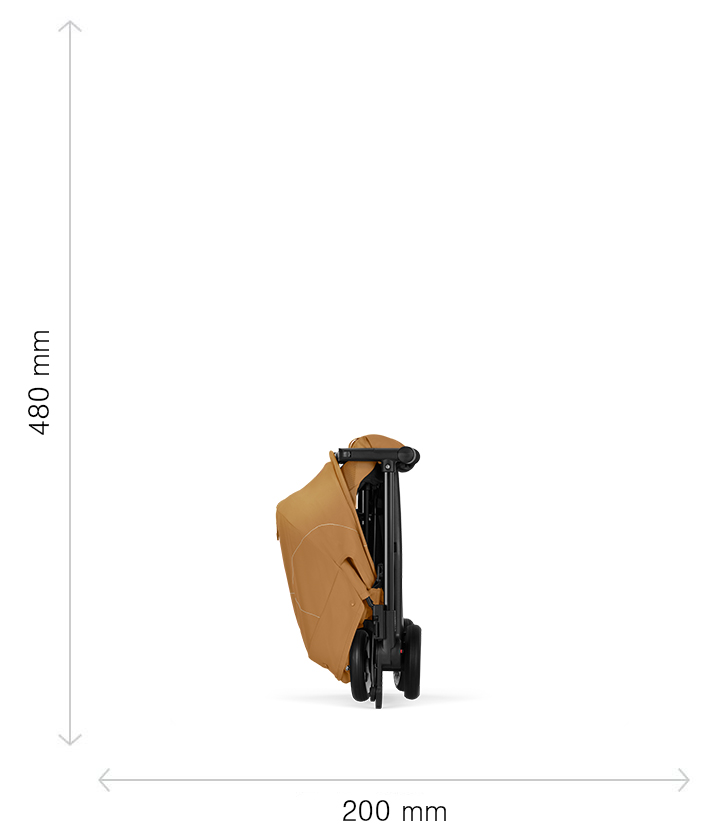 Folded (most compact):