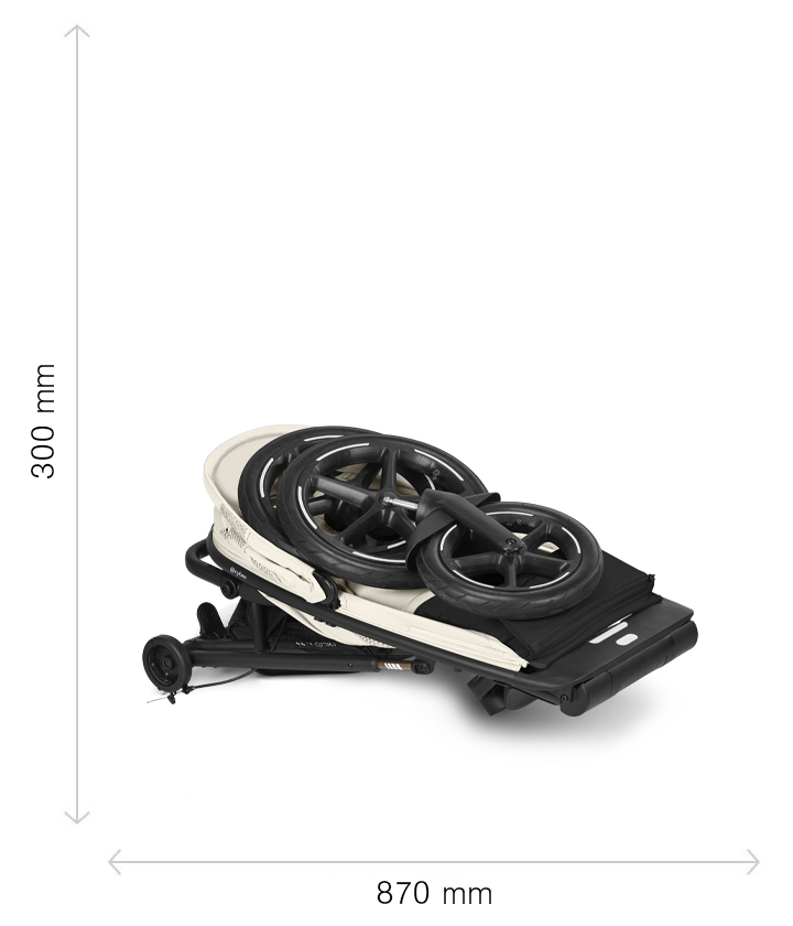 Dimensions – Folded (most compact)
